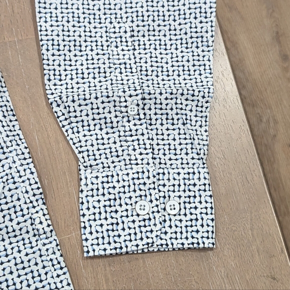 Mens Rodd & Gunn "Fevona" Print LS Button Up Shirt Sky - Picture 3 of 4